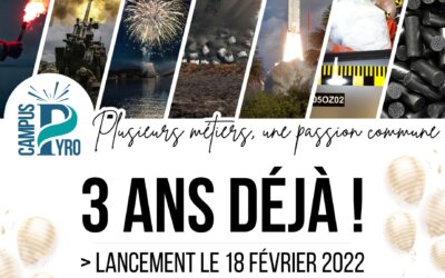Le Campus pyro fête ses 3 ans !